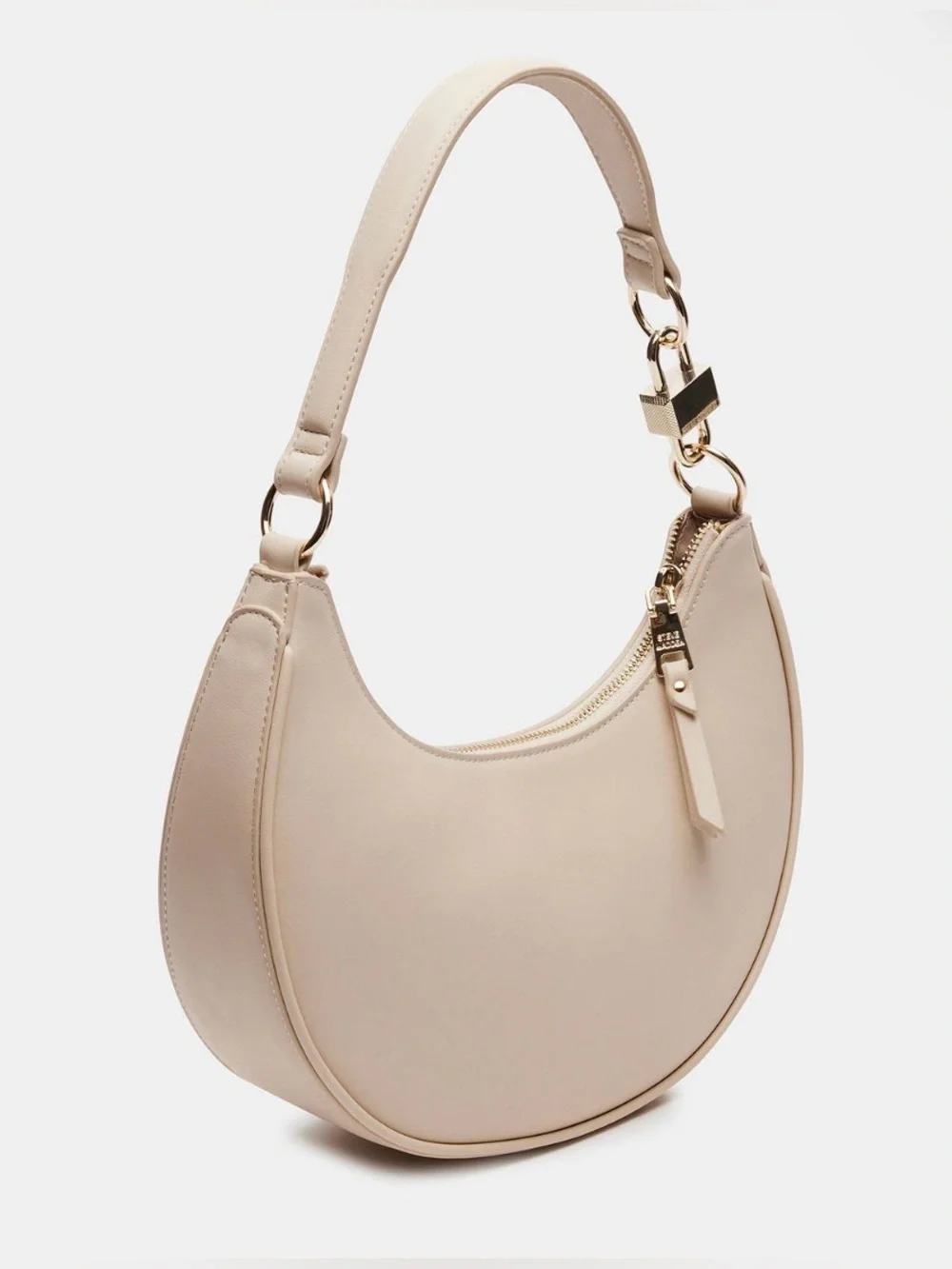 Steve Madden Lohan Sm Hobo Bag. Sand/Gold.